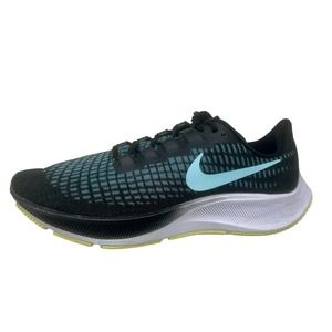 Nike Zoom Air Pegasus 37 Run Shoes Womens 10 1/2 Black Blue 574:I.8.5